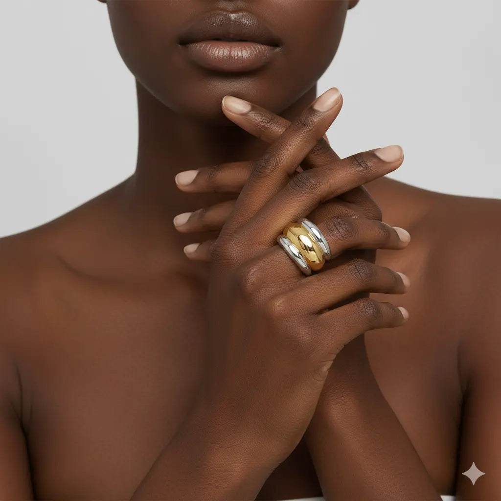 Dual Authority Ring Rebel Allure
