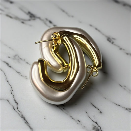 Luxe Wave Hoops